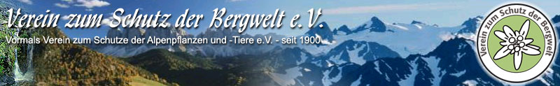 Verein zum Schutz der Bergwelt Banner